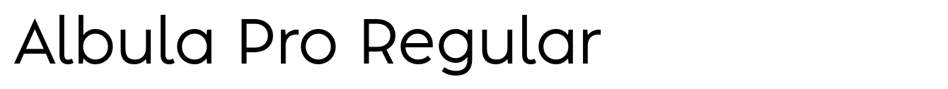 Albula Pro Regular image
